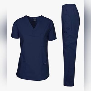 Dagacci Navy Women's Scrub Set